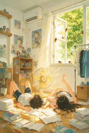 Cover of Summer Vacation of the Dark Flame Master